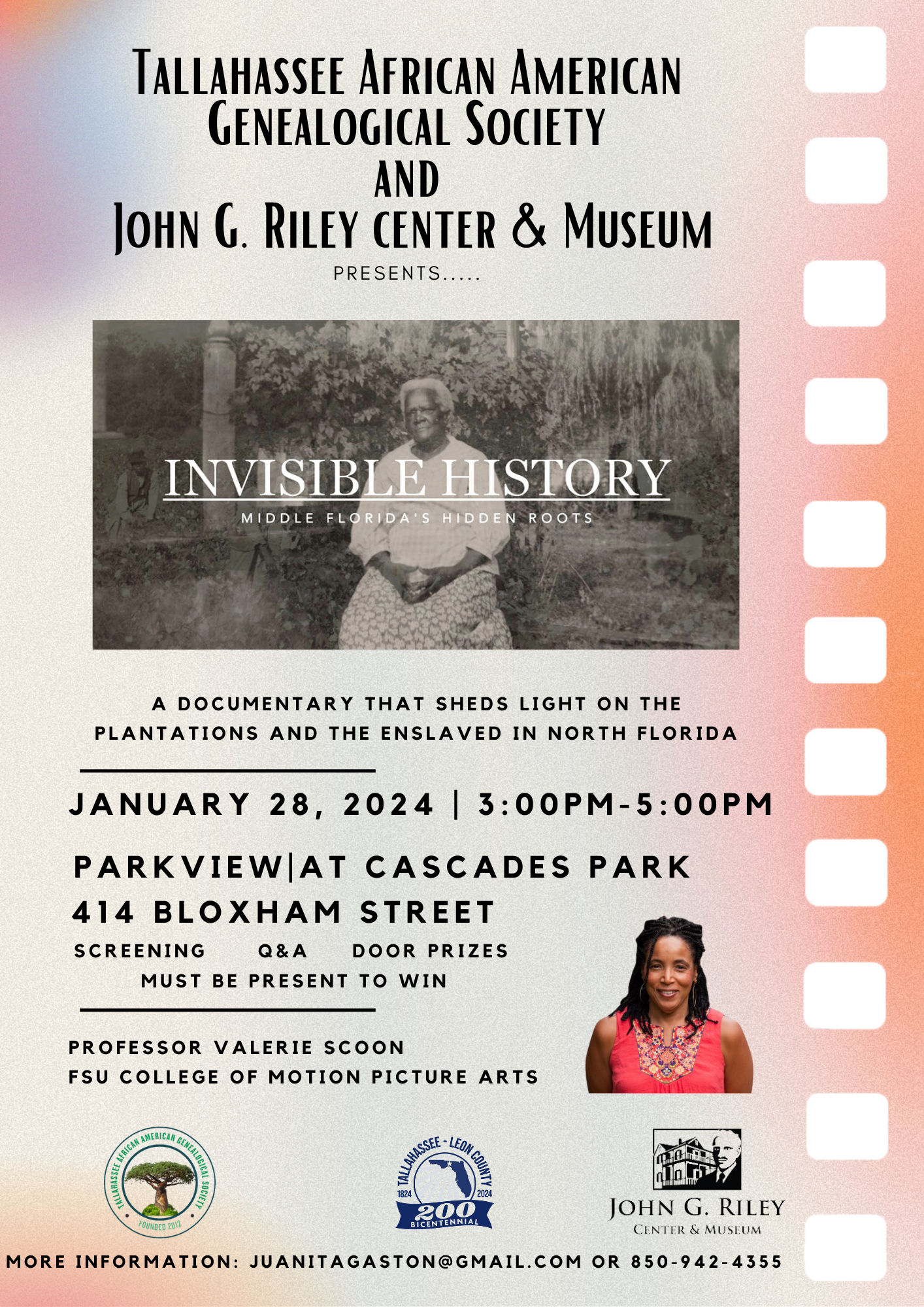 Invisible History event poster